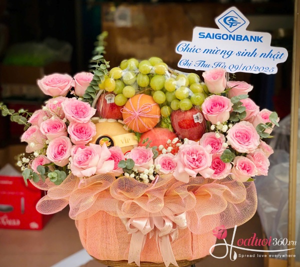 Giỏ trái cây - Hồng phúc