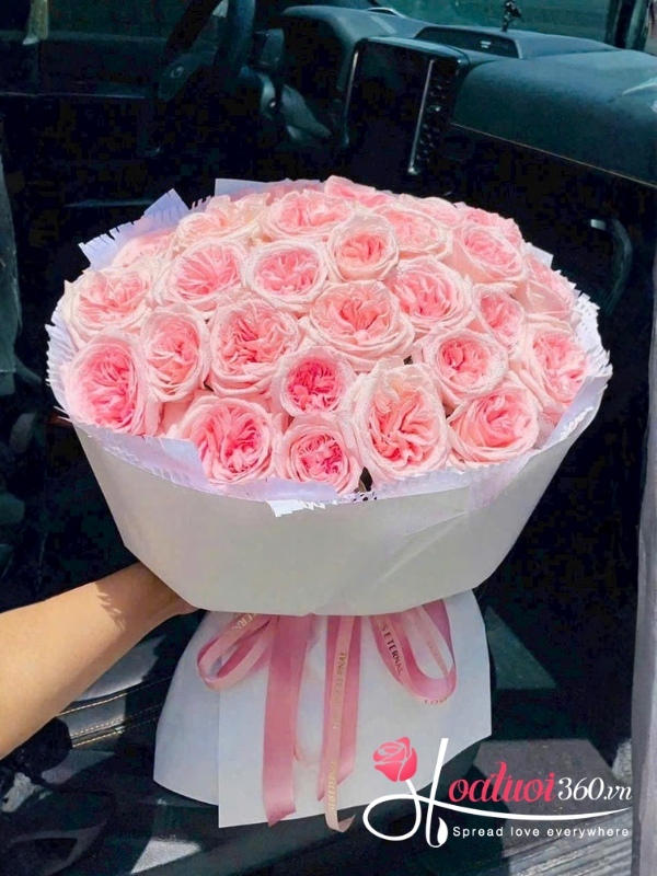 Bó hoa hồng dâu sinh nhật - Nàng thơ xuống phố
