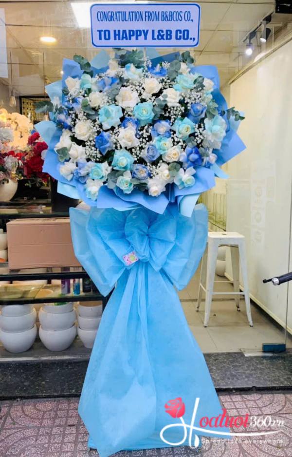 Kệ hoa khai trương - Thuỷ khí sinh tài